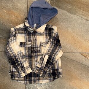 George hatsPlaid Hooded Jacket